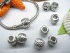 20pcs Tibetan Silver Barrel European Beads Yw-pa-mb119 20pcs Tibetan Silver Barrel European Beads Yw-pa-mb119