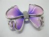 20Pcs Purple Bowknot Hairclip Jewelry Finding Beads 20Pcs Purple Bowknot Hairclip Jewelry Finding Beads