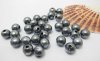 1000 Light Grey Round Simulate Pearl Beads 10mm