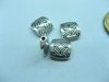 100 Tibetan Silver Square Bali Style Spacer Beads ac-ba-sp13