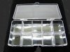 10X Beads Storage Boxes 10 Compartment Organizer Tray 10X Beads Storage Boxes 10 Compartment Organizer Tray
