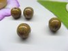 100 Coffee Round Lampwork Porcelain Beads 12mm be-g510