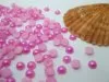 5000Pcs 5mm Fuschia Semi-Circle Simulated Pearl Bead Flatback
