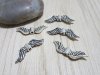 100Pcs Eagle Wing Beads Charms Earring Connector 23x6mm