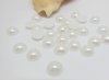 2500Pcs 8mm White Semi-Circle Simulated Pearl Bead Flatback 2500Pcs 8mm White Semi-Circle Simulated Pearl Bead Flatback