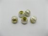 20pcs YellowGreen Silver Carved Lantern Aluminum Beads Fit Pando