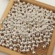 2000 Silver Plated Coated 6mm Round Spacer Beads 2000 Silver Plated Coated 6mm Round Spacer Beads