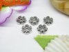 100pcs Metal Flower Beads yw-ac-mb8