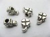 100 Charms Metal Leaves European Beads ac-sp516 100 Charms Metal Leaves European Beads ac-sp516