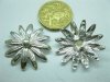 50 Metal Flower Pendants Jewelery Finding ac-mp-ch18