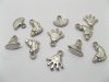 500 Silver Plated Plastic Jewelry Pendants