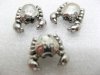 60 Alloy European Crab Metal Thread Beads ac-sp316
