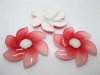 20Pcs Red Flower Hairclip Jewelry Finding Beads 6cm 20Pcs Red Flower Hairclip Jewelry Finding Beads 6cm
