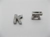 10 Fashion Rhinestone Letter "K" Beads Collar Charms