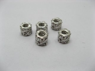 10pcs 18KGP Mixed Barrel Beads European Design yw-pa-tb3