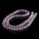 10Strand x 72Pcs Pink Rondelle Faceted Crystal Beads 8mm