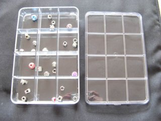 5X Beads Storage Boxes 12 compartment Organizer Tray dis-bd17