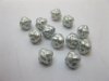 1300Pcs 10mm Light Gray Knot Loose Beads Finding 1300Pcs 10mm Light Gray Knot Loose Beads Finding