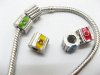 80 Alloy Charms European Thread Beads ac-sp428