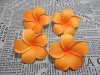 30 New Orange Fabulous Foam Frangipani Flower 8x3.5cm