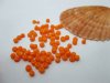 1Bag X 12000Pcs Opaque Glass Seed Beads 3mm Orange