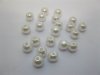 1000 White Round Simulate Pearl Loose Beads 8mm