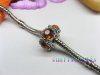 20pcs Beads Inlay 5 Coffee Crystal Fit European Beads 20pcs Beads Inlay 5 Coffee Crystal Fit European Beads