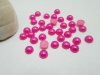 2500Pcs 8mm Fuschia Semi-Circle Simulated Pearl Bead Flatback 2500Pcs 8mm Fuschia Semi-Circle Simulated Pearl Bead Flatback