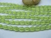 100 Strands Green Faceted TearDrop Glass Beads 7x5mm