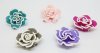 50 Colorful Blooming Rose Clay Beads Mixed 50 Colorful Blooming Rose Clay Beads Mixed