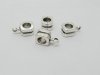 20pcs Tibetan Silver Square Bail Beads Fit European Beads