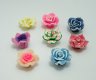 100Pcs Fimo Beads Rose Flower Jewellery Finding 23mm Dia. Mixed 100Pcs Fimo Beads Rose Flower Jewellery Finding 23mm Dia. Mixed