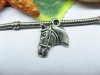 20pcs Metal Horse Head Charms yw-ac-mc82