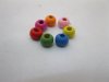 10000 Colourful Round Wooden Beads 3x4mm Wholesale