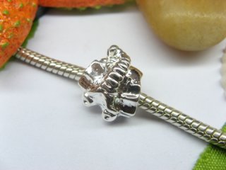 10pcs Silver Plated Dragonfly Beads European Design