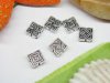 100pcs Metal Greek Square Beads yw-ac-mb15