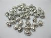 500 Metal Ellipsoid Spacer Beads Jewelry Beading Part