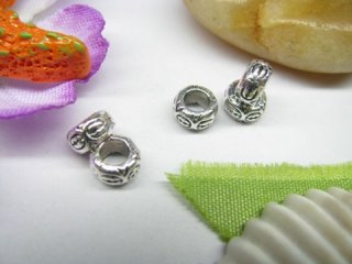 200pcs Metal Circle Beads yw-ac-mb86