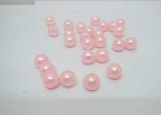 500 Pink 10mm Round Simulate Pearl Beads