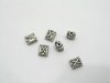 200Pcs Metal Spacer Beads 6x9mm Jewelry Finding