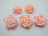 195 Peach White Fimo Rose Flower Beads Jewellery Findings 2cm 195 Peach White Fimo Rose Flower Beads Jewellery Findings 2cm