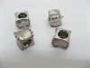 60 Alloy European Cube Thread Beads ac-sp352