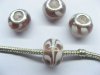 100 Light Coffee Round Glass European Beads 100 Light Coffee Round Glass European Beads