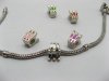20 Metal Crown Enamel Thread European Beads 20 Metal Crown Enamel Thread European Beads