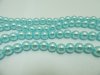 1000 Blue 10mm Round Simulate Pearl Beads