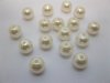 500 Ivory Round Simulate Pearl Loose Beads 10mm