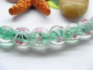 300pcs lampwork glass bead be-g-ch31