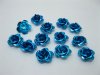 475Pcs Blue Flower Beads Findings 15mm