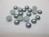 2500Pcs 8mm Gray Semi-Circle Simulated Pearl Bead Flatback 2500Pcs 8mm Gray Semi-Circle Simulated Pearl Bead Flatback