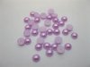 5000Pcs 6mm Purple Semi-Circle Simulated Pearl Bead Flatback 5000Pcs 6mm Purple Semi-Circle Simulated Pearl Bead Flatback